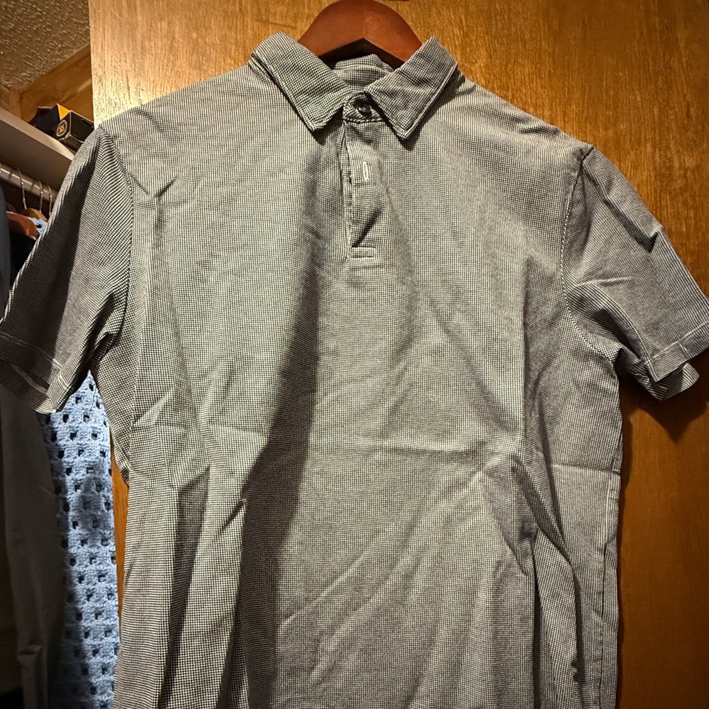 Charles Tyrwhitt Men's Navy Golf Polos Medium